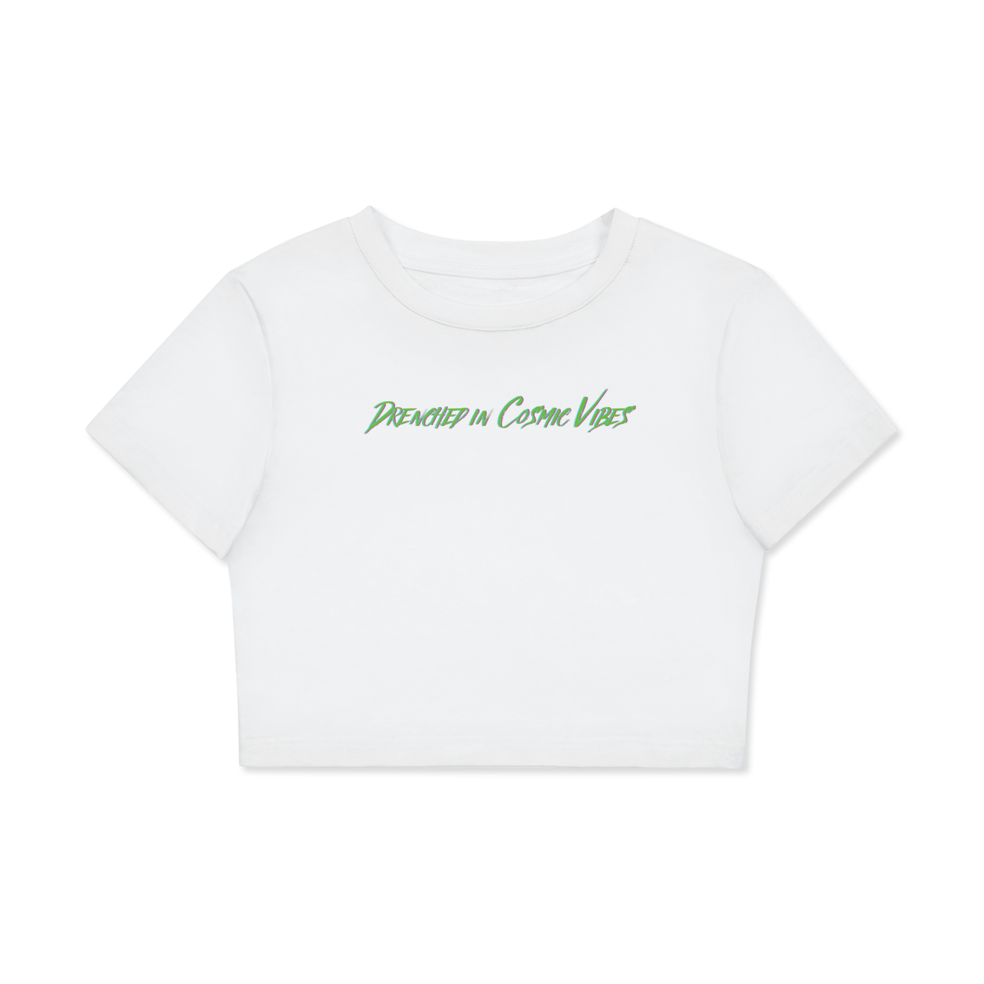 Drenched in Cosmic Vibes Crop Top