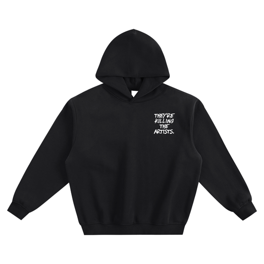 theyre killing the artists,art,artist clothing,streetwear,spiritual clothing,spiritual warfare,hoodie,third journey