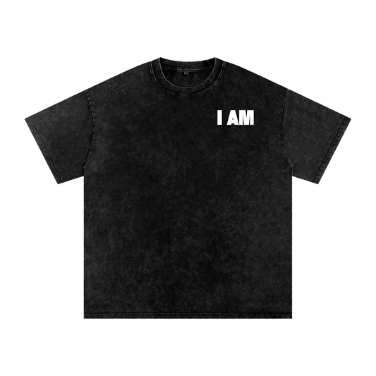 i am,god,manifestation,acid wash,t-shirt,third journey