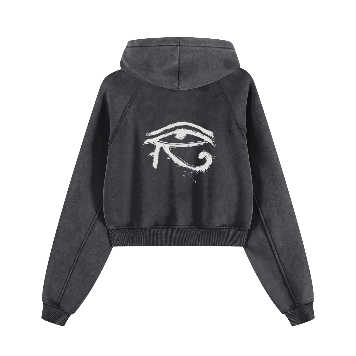 Free From All Evil,cropped hoodie,eye of horus,protection,empowerment,third journey,womans hoodie,hoodie