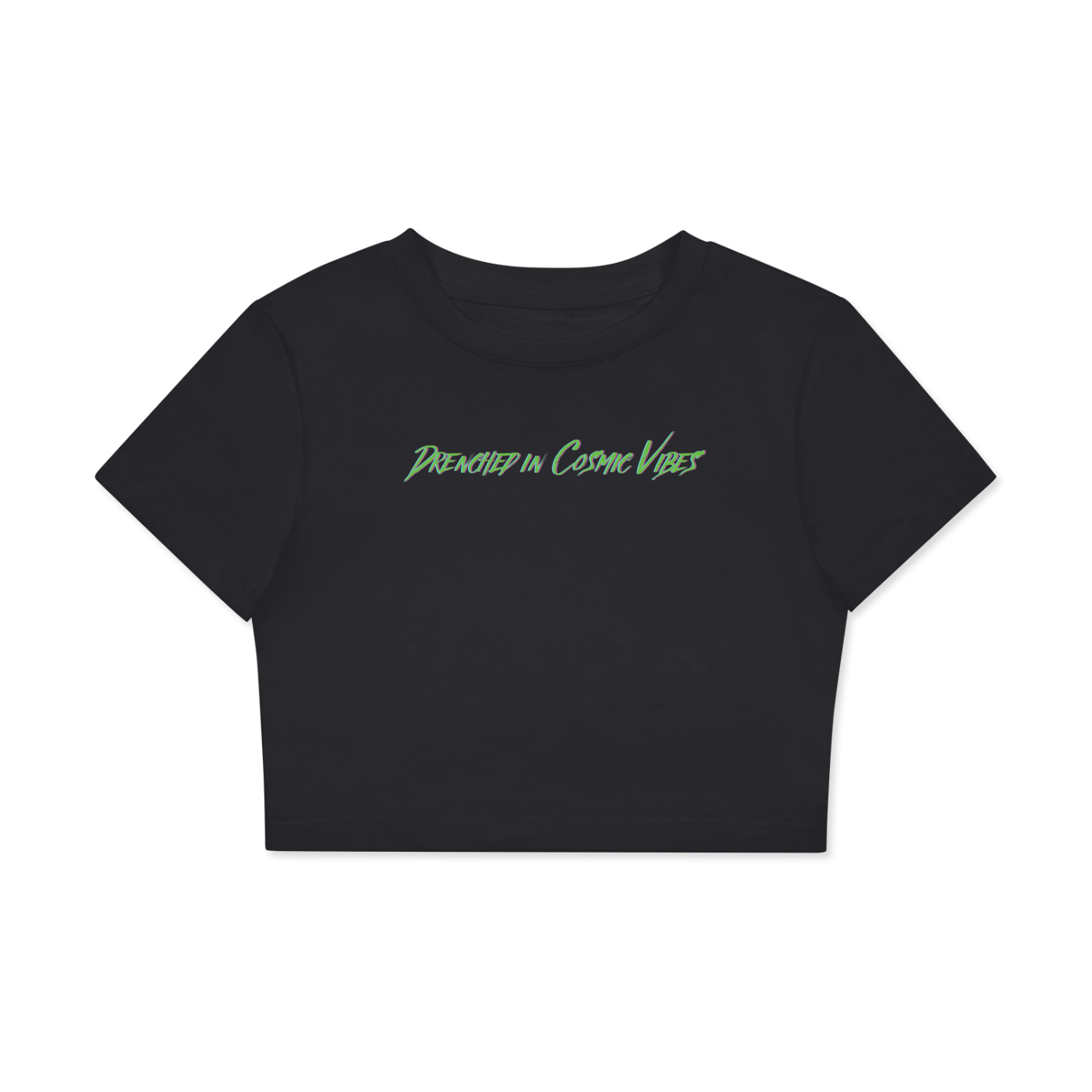 Drenched in Cosmic Vibes Crop Top