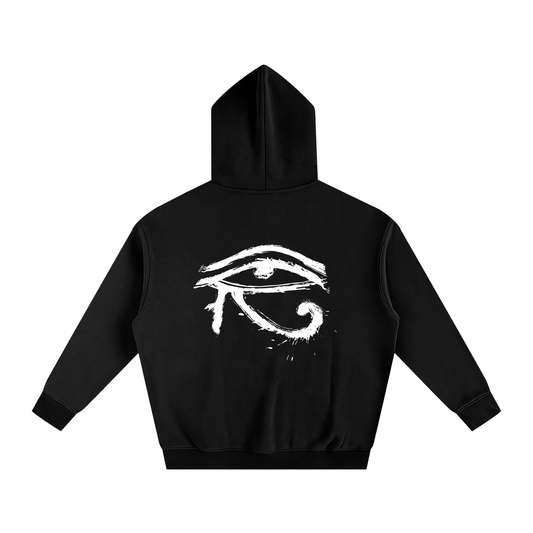 free from all evil,protection clothing,protection cloak,spiritual clothing,hoodie,oversized hoodie,third journey,eye of horus,protection