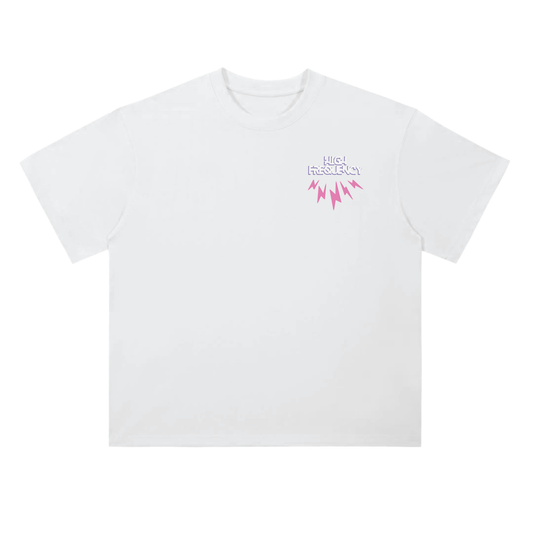 high frequency,power,powerful,tshirt,drop shoulder t shirt,third journey,over sized t shirt,spiritual,streetwear,loose fit