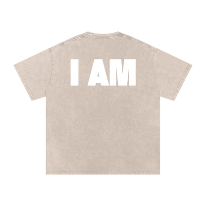 i am,god,manifestation,acid wash,t-shirt,third journey
