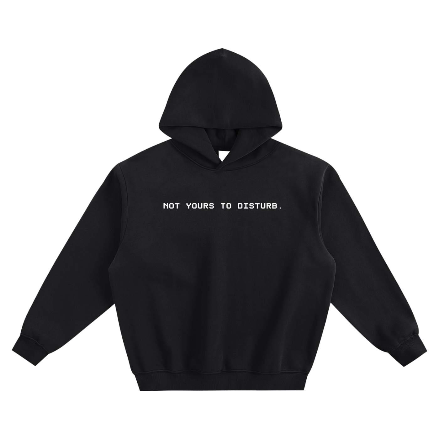 not yours to disturb,hoodie,oversized hoodie,spiritual clothing,spiritual warfare,protection,third journey,do not disturb