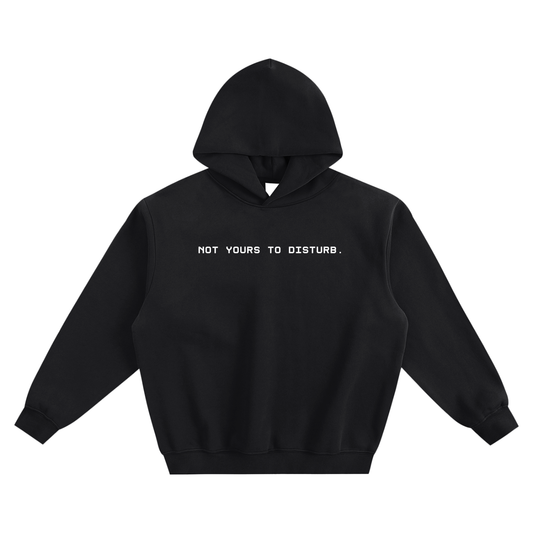 not yours to disturb,hoodie,oversized hoodie,spiritual clothing,spiritual warfare,protection,third journey,do not disturb