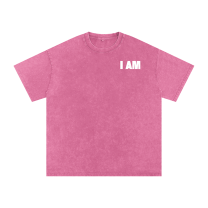 i am,god,manifestation,acid wash,t-shirt,third journey