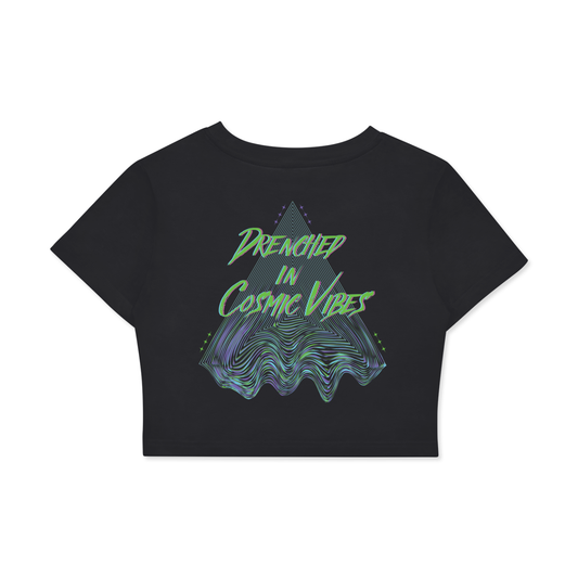 Drenched in Cosmic Vibes Crop Top