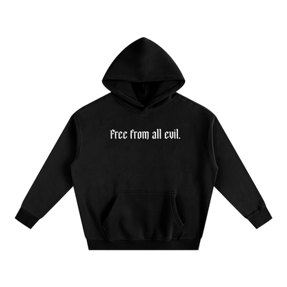 free from all evil,protection clothing,protection cloak,spiritual clothing,hoodie,oversized hoodie,third journey,eye of horus,protection