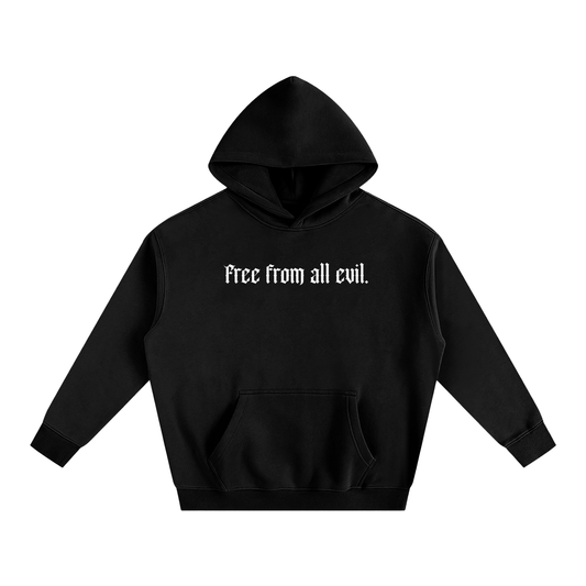 free from all evil,protection clothing,protection cloak,spiritual clothing,hoodie,oversized hoodie,third journey,eye of horus,protection