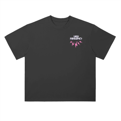 high frequency,power,powerful,tshirt,drop shoulder t shirt,third journey,over sized t shirt,spiritual,streetwear,loose fit