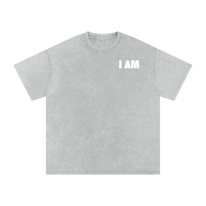 i am,god,manifestation,acid wash,t-shirt,third journey