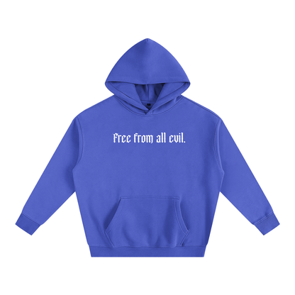 free from all evil,protection clothing,protection cloak,spiritual clothing,hoodie,oversized hoodie,third journey,eye of horus,protection
