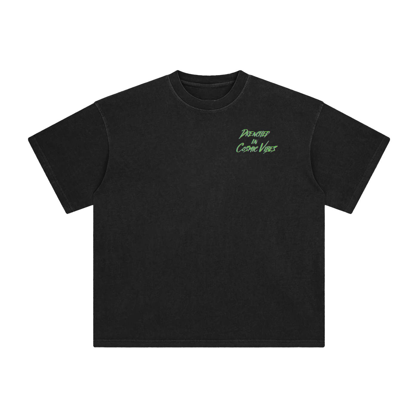 Drenched in Cosmic Vibes Washed T-Shirt