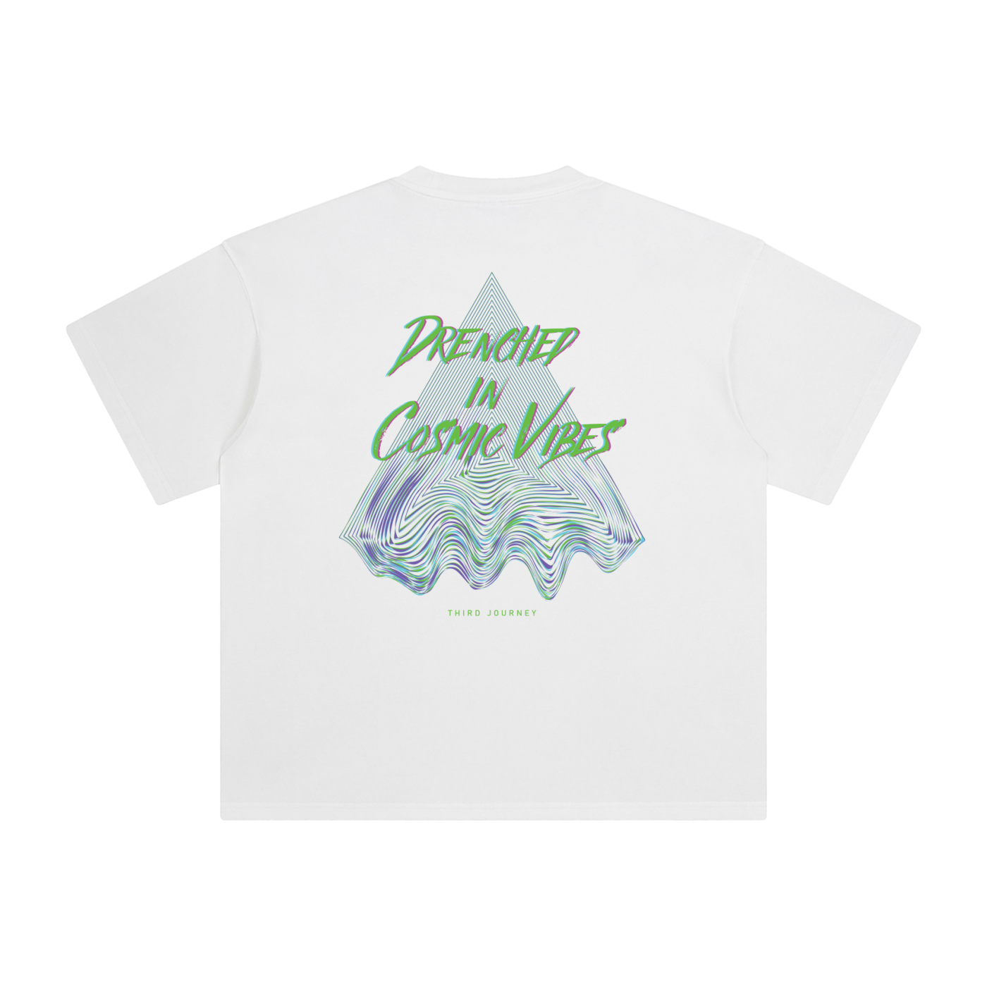 Drenched in Cosmic Vibes Washed T-Shirt