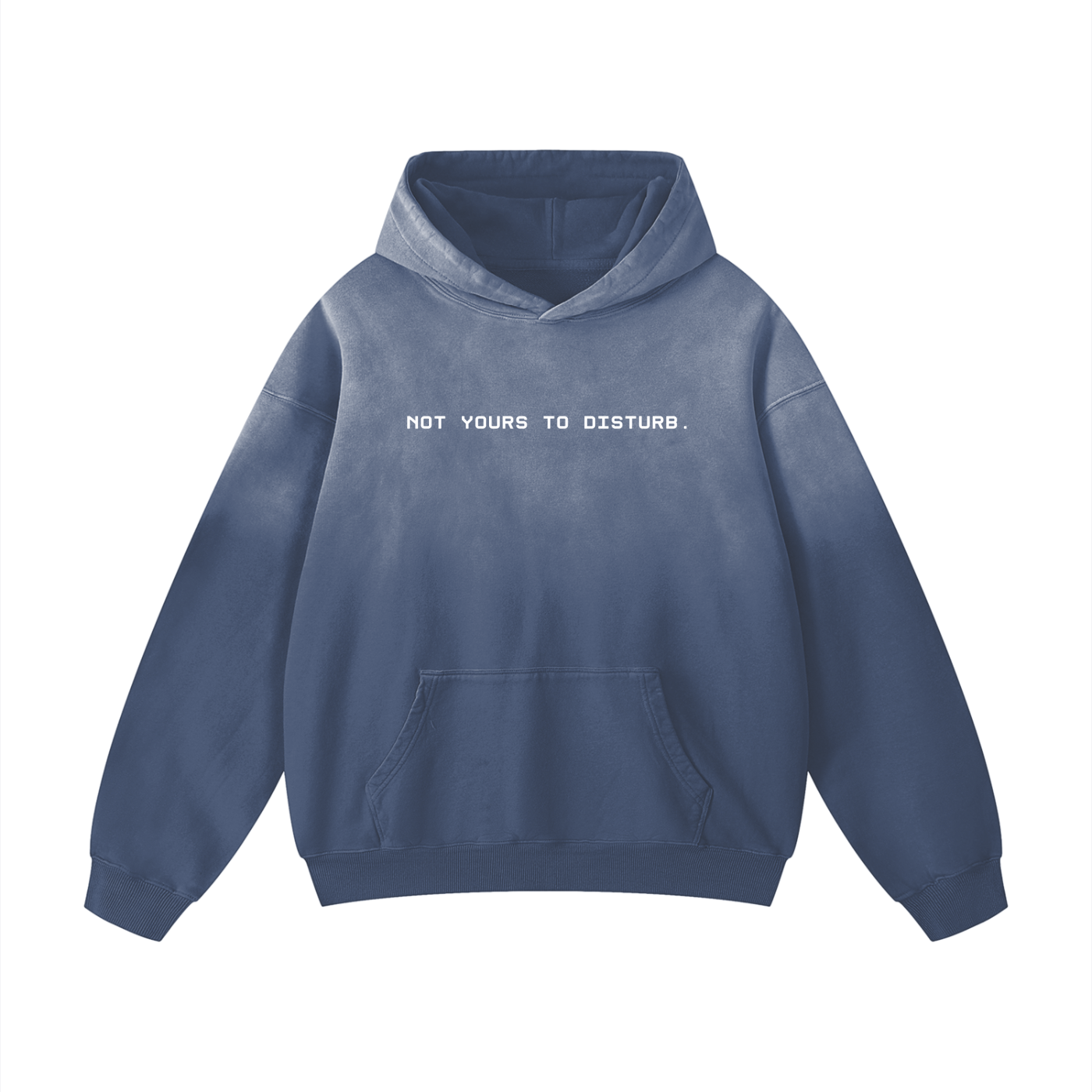 Not Yours to Disturb Oversized Sunfade Hoodie