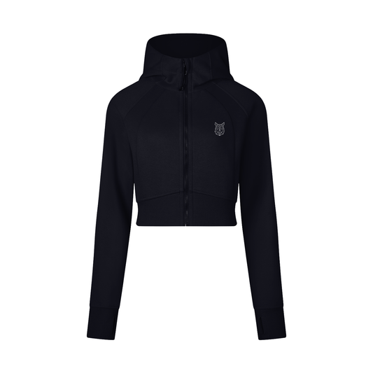 Hoodie,Cropped,Zipper