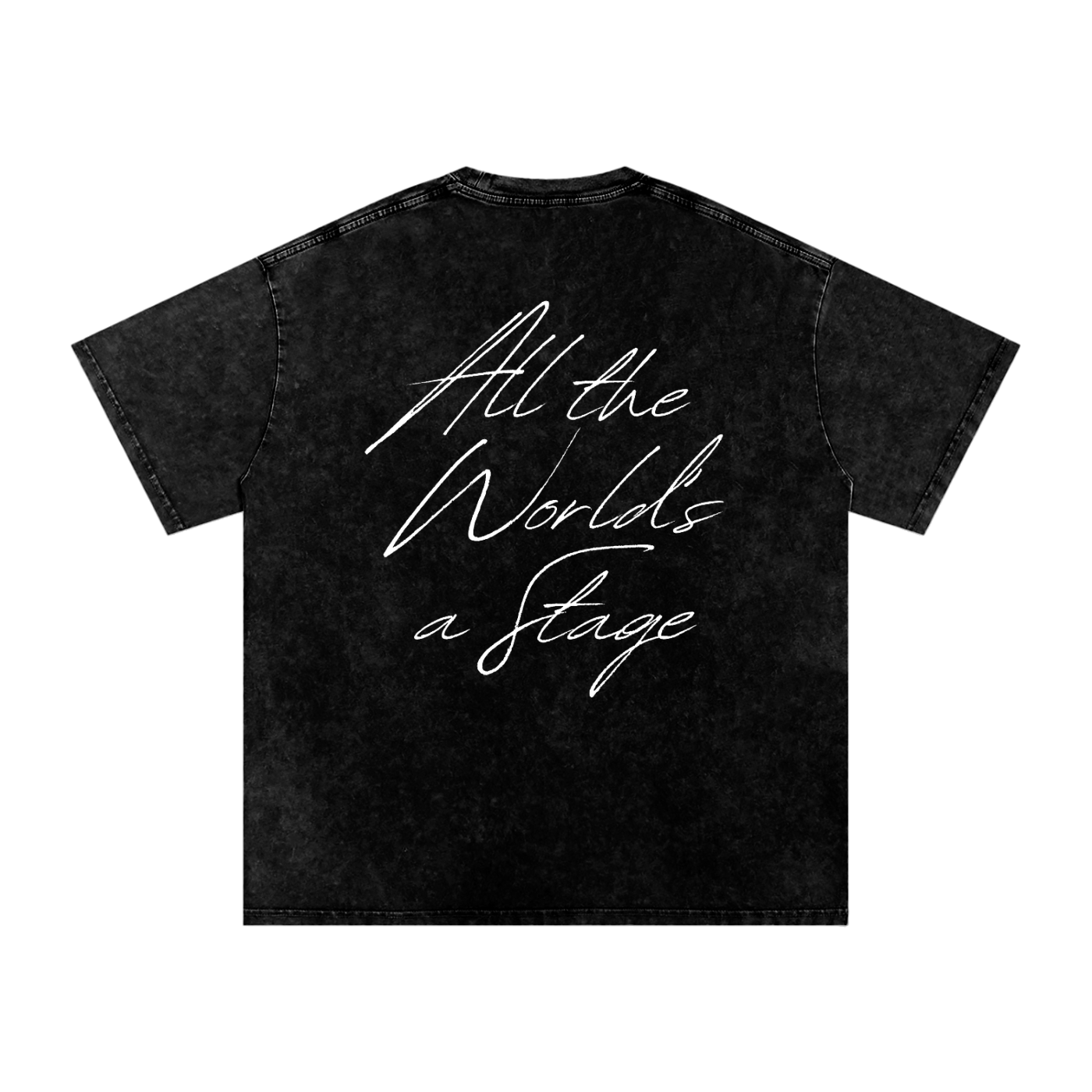 All the World's a Stage Acid Wash T-Shirt
