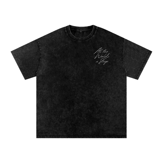 All the World's a Stage Acid Wash T-Shirt