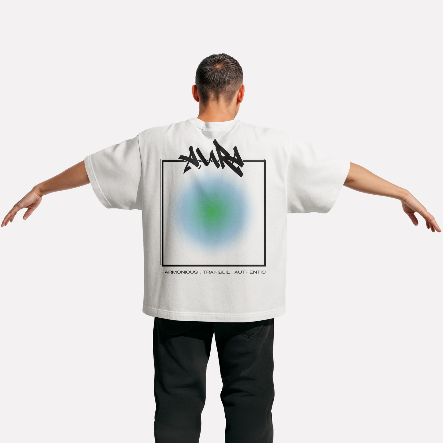 Aura Code 04: Blue + Green T-Shirt
